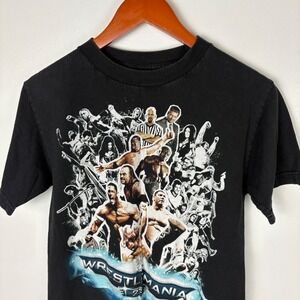 Vintage WrestleMania 23 WWE Wrestling T-Shirt John Cena‎ Shawn Michaels